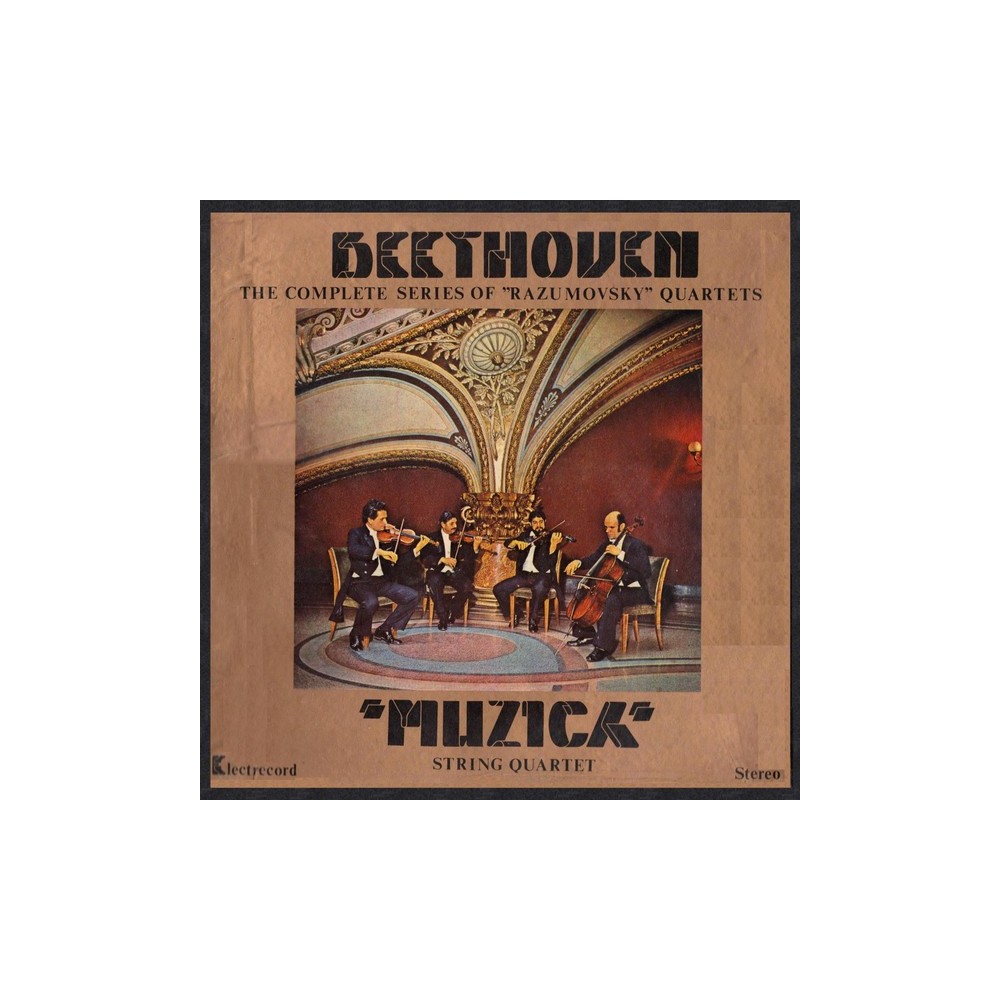 BEETHOVEN - Quatuor Muzica - Quatuor à cordes n°7 op.59-1 'Razoumovsky I..